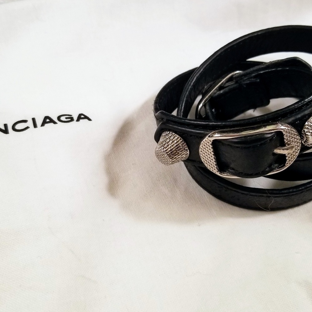 💕 SOLD Authentic Balenciaga Triple Tour Bracelet